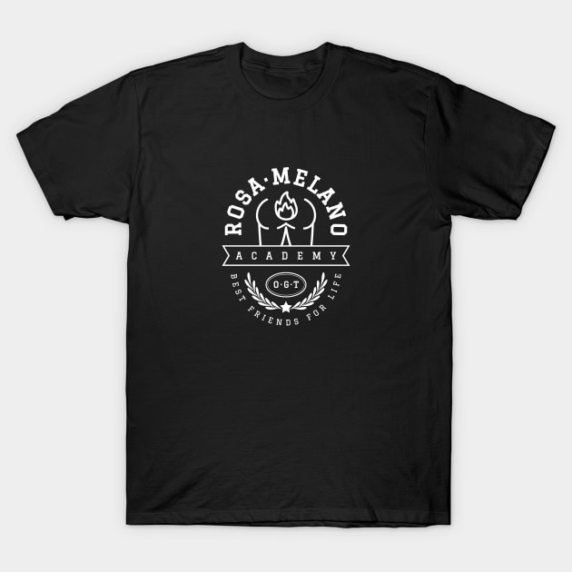Rosa melano camiseta de broma